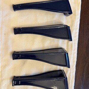 VT Vermont Castings Intrepid Wood Stove Cast Iron Legs Feet Set Of 4 Parts Blue